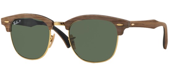 Солнцезащитные очки CLUBMASTER WOOD RB 3016M